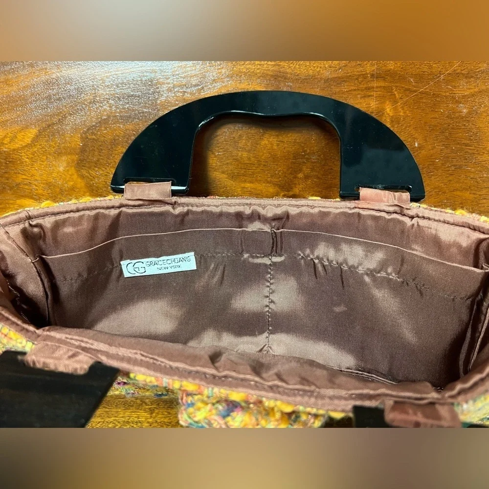 Grace Chuang Tweed Handbag